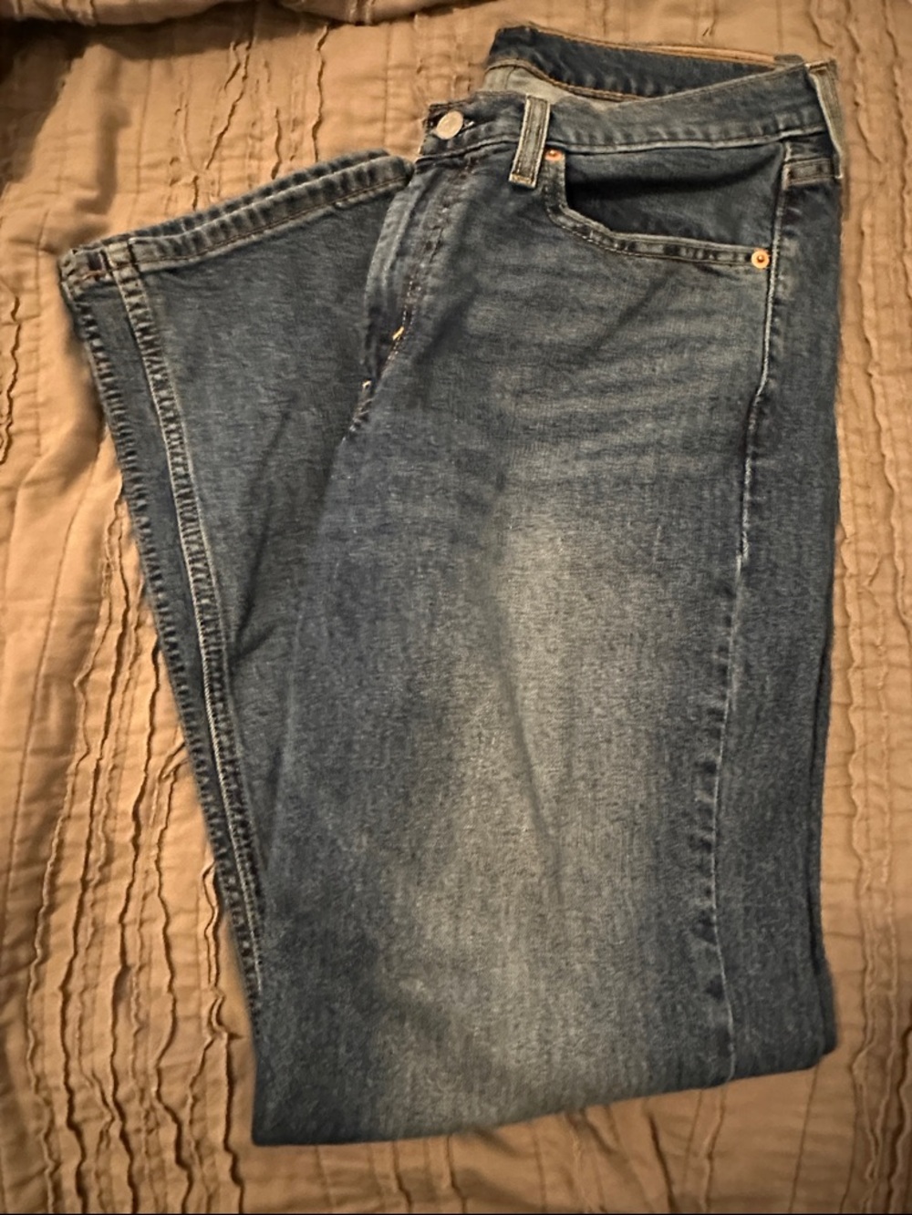 Levi's Blue Classic Straight-Leg Jeans 32x32